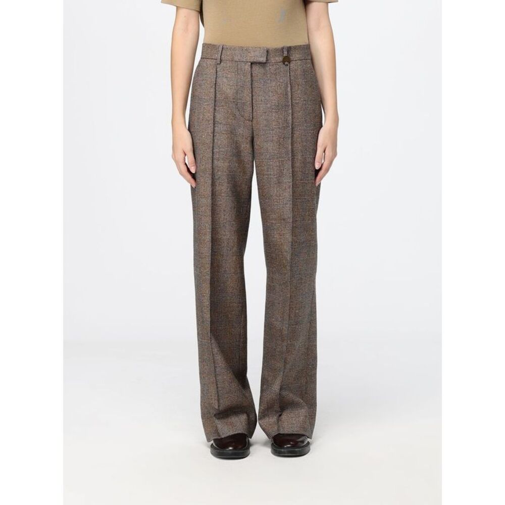 Rozalyn Prince Of Wales Check Wool-Blend Tailored Trousers Burberry